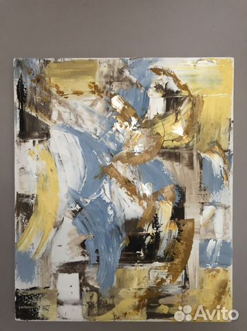 Картина Абстракция 50х60 Холст Акрил паста