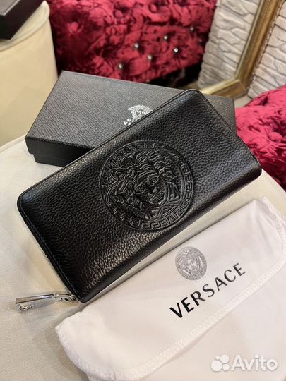 Портмоне мужское versace версаче