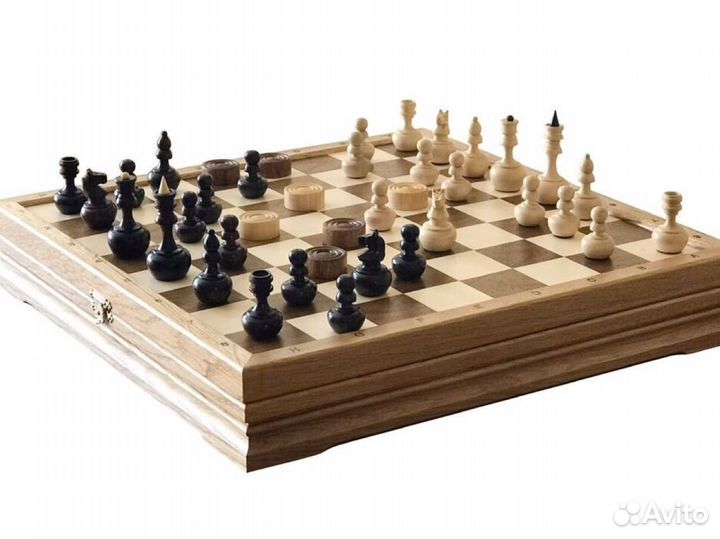 Шахматы и шашки 2 в 1