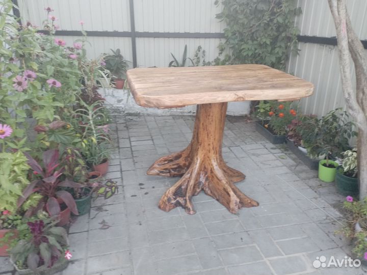 Стол из корня дерева ручной работы