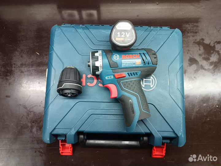 Аккумуляторная дрель-шуруповерт GSR 12V-15 FC bosc