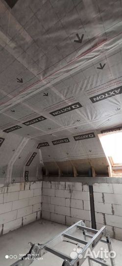 Утепление крыши минеральной ватой