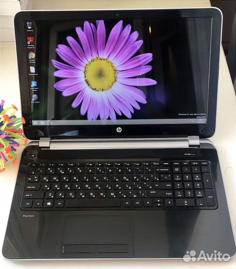 Ноутбук hp/4 ядра/две видюхи/ssd