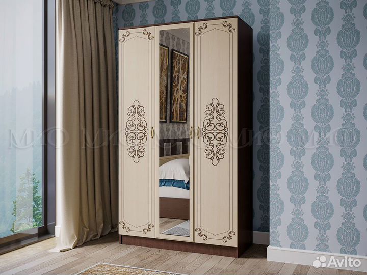 Шкаф Жасмин 3х створчатый