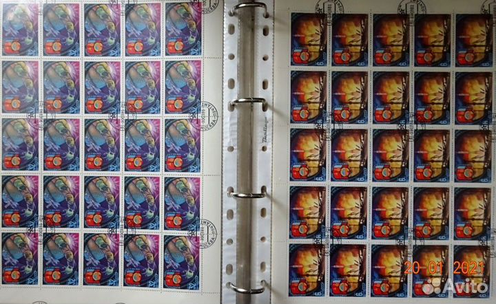 Серии Марок СССР в листах