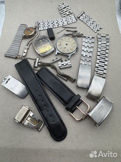 Часовой лом и ремешки одним лотом