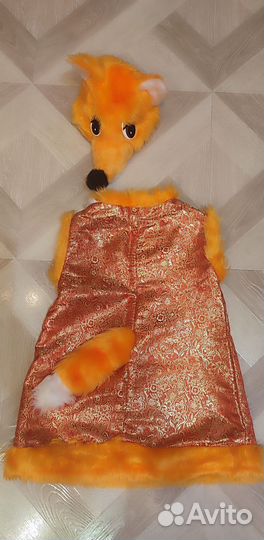 Новогодний костюм лисички на 3-4 года