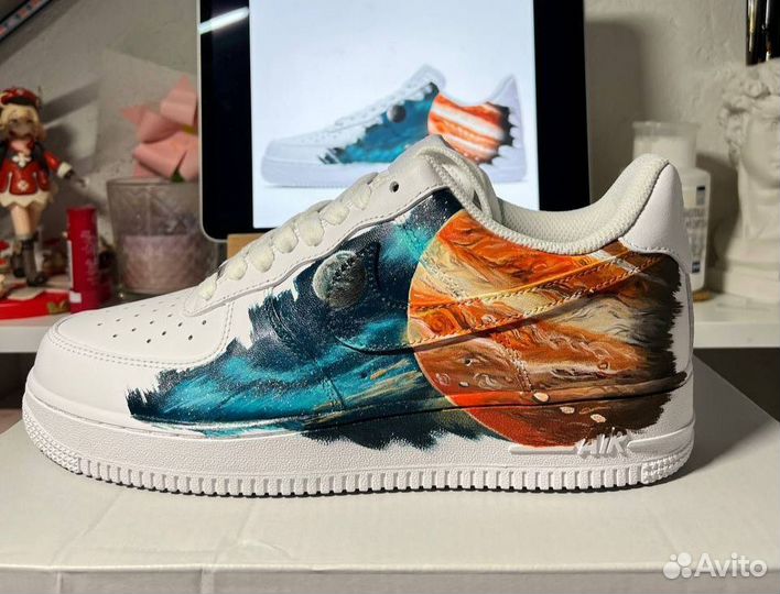 Кастомные кроссовки nike air force 1 цена договорн