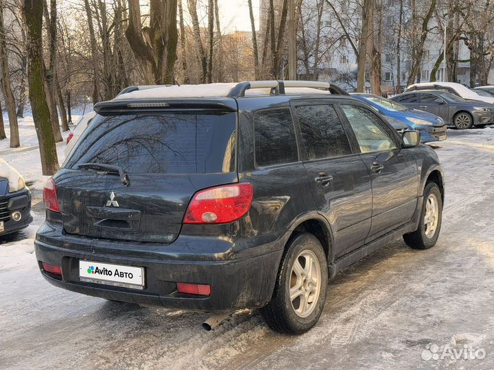 Mitsubishi Outlander 2.0 МТ, 2007, 198 000 км