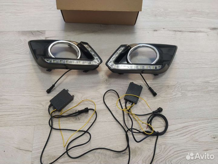 Дневные ходовые огни Nissan X-trail 2014+