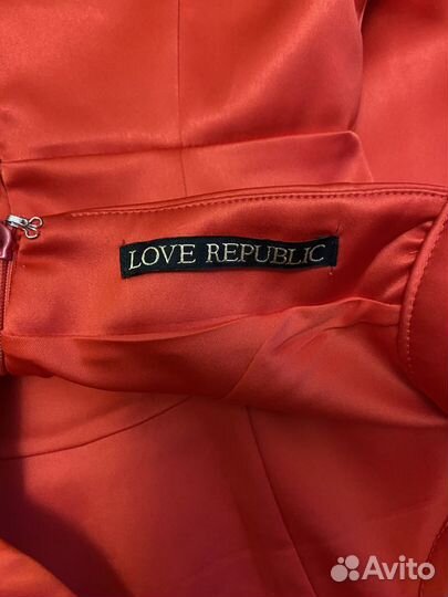 Платье красное love republic