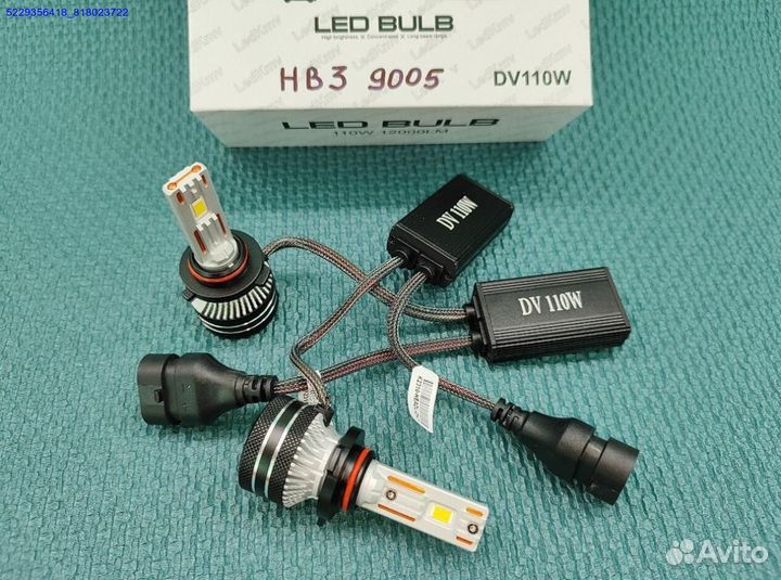 Светодиодные LED лампы H1 H4 H7 H11 H27 HB3 HB4