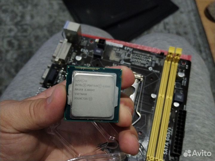 Материнская плата с процессором 1150