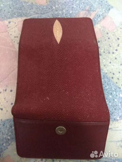 Женский кошелёк из натуральной кожи морского скота