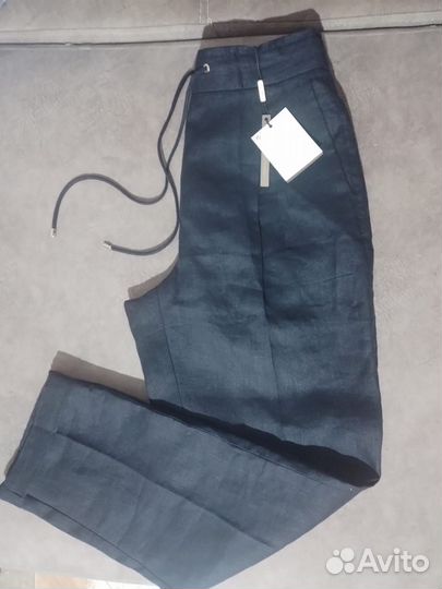 Льняные брюки Massimo dutti