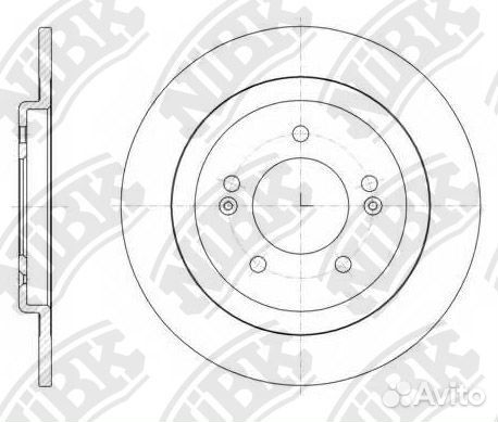 Задний тормозной диск