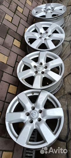 Литые диски r17 5x114 3 nissan