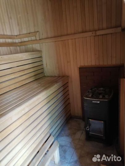 Баня на дровах с бассейном