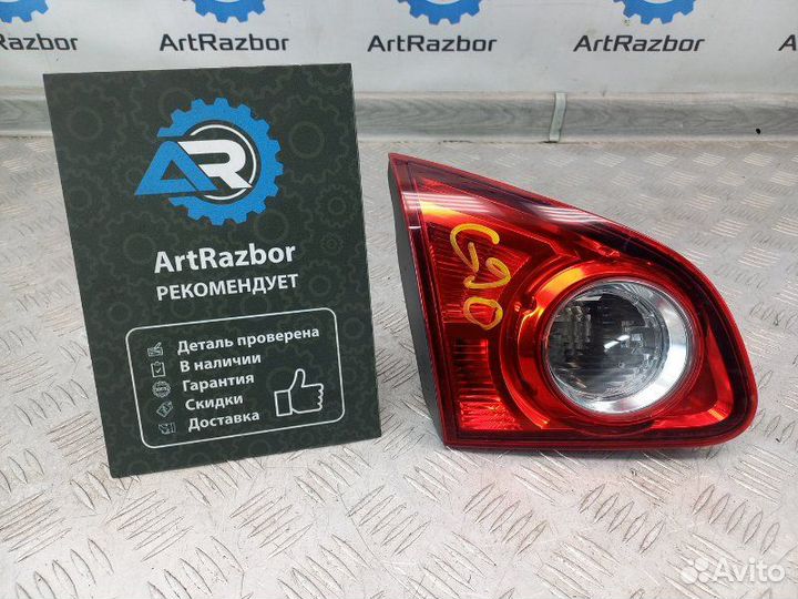 Фонарь задний левый Nissan Qashqai 1 J10 1.6 HR16