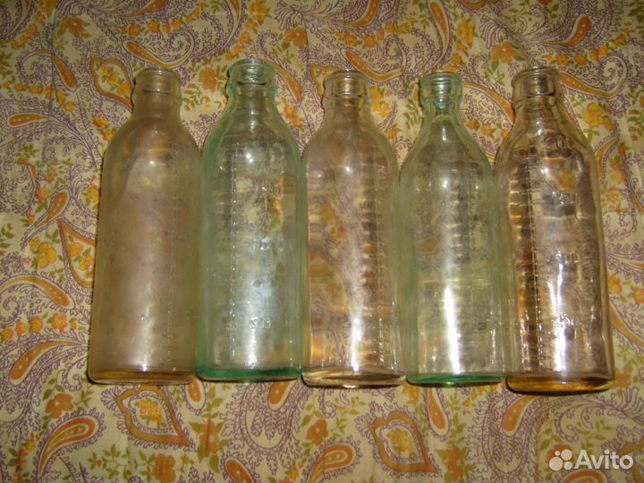 Стеклянные Бутылочки Молочные
