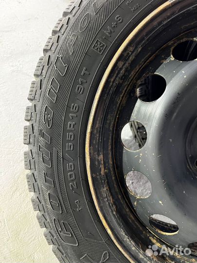 Колеса Зимние шипованные r16 Citroen Peugeot