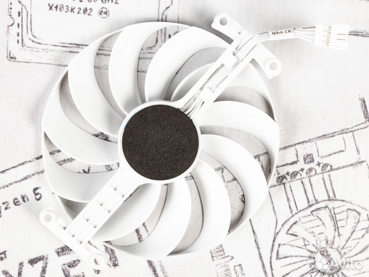 Вентилятор для видеокарты Asus ROG Strix White №1