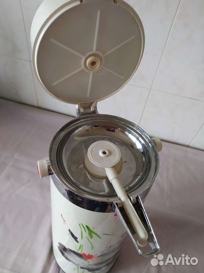 Термос новый стеклянная колба