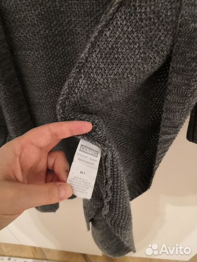 Кардиган женский вязанный удлененный