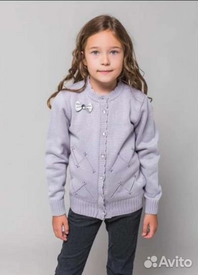 Кардиган для школы