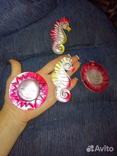 Елочные игрушки картонные СССР