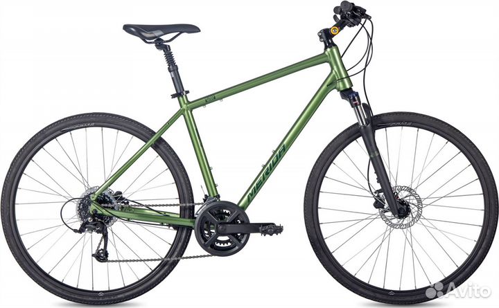 Велосипед Merida Crossway 50 (2023) Matt Fog Green