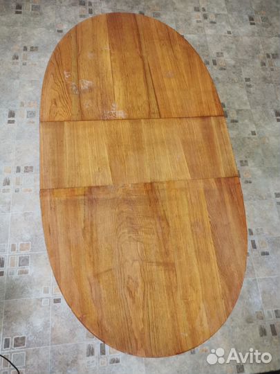 Кухонный стол бу, овальный, раздвижной