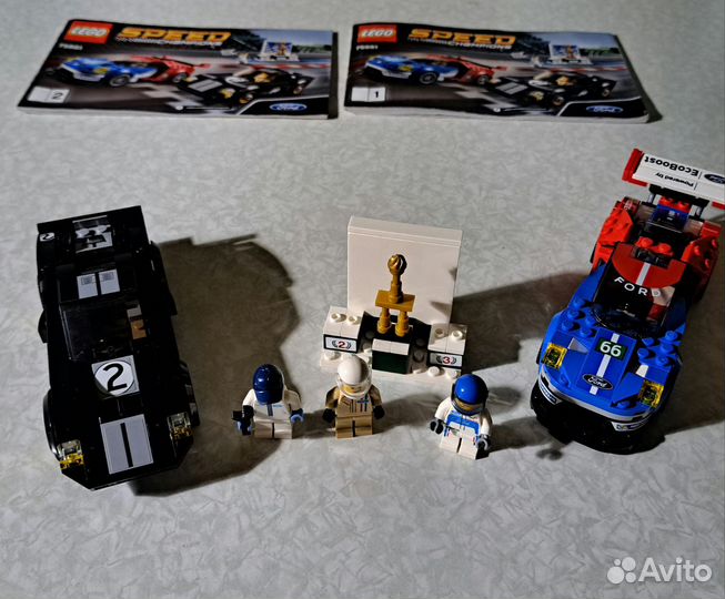 Lego 75881 2016 Ford GT & Ford GT40 1966