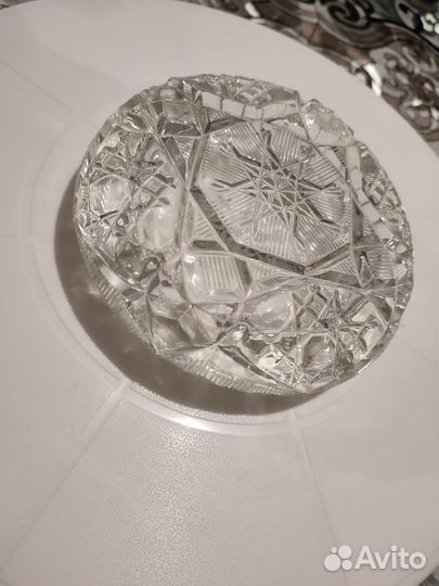 Пепельница хрустальная СССР