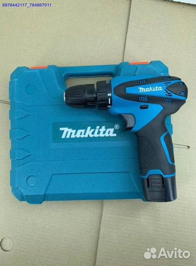 Шуруповерт makita 18v с набором (Арт.28754)