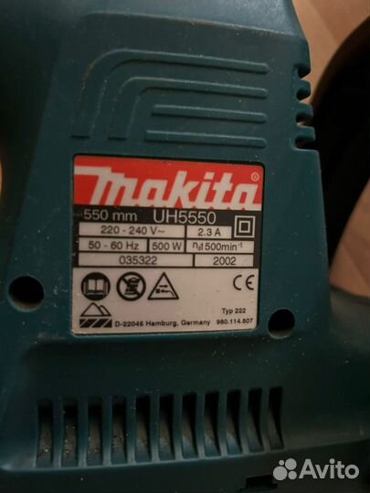 Кусторез электрический makita