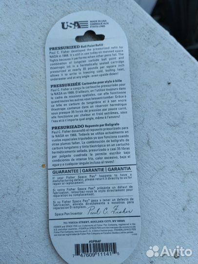 Стержни для ручки fisher Space Pen