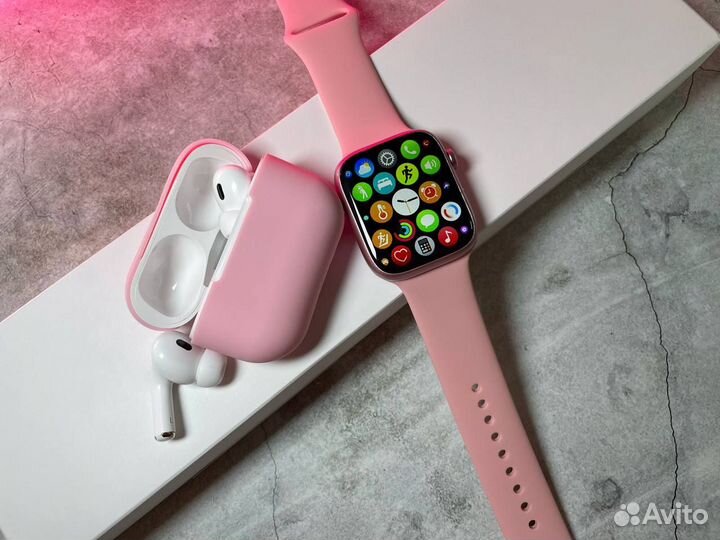 Комплект AirPods Pro 2 + Apple Watch 9