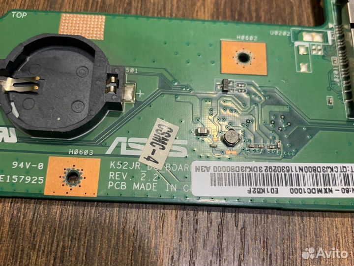Плата питания для ноутбука Asus K52J, K52F, X52F