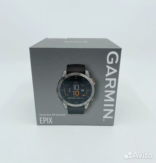 Умные часы Garmin Epix (Gen 2) серый стальной