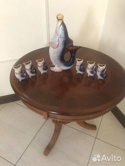 Графин рыба коньячный набор