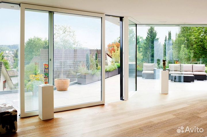 Алюминиевые окна / Ригельные системы