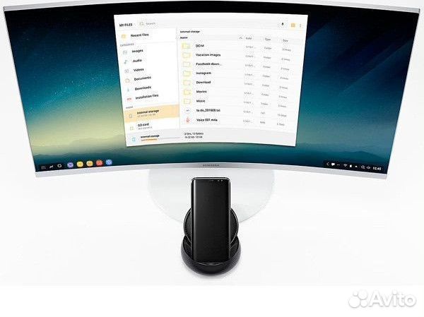 Док-станция Samsung DeX, подкл hdmi к тв, 2USB