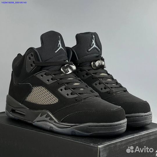 Кроссовки Nike Jordan 5 Black Cat (Арт.11418)