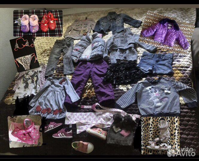 Вещи пакетом на девочку 92 98