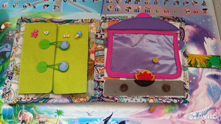 Развивающая книжка из фетра