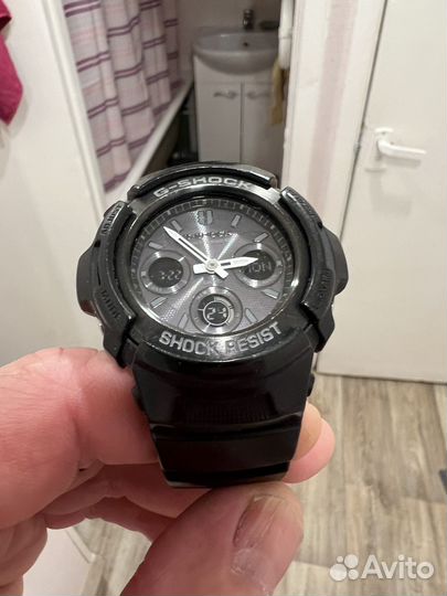 Часы casio g-shock awg-m100b