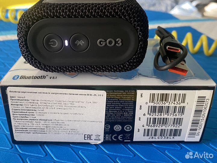 Jbl Go 3 оригинал новая