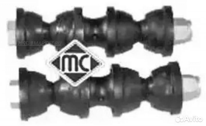 Metalcaucho 05293 Стойка стабилизатора (2шт) зад лев