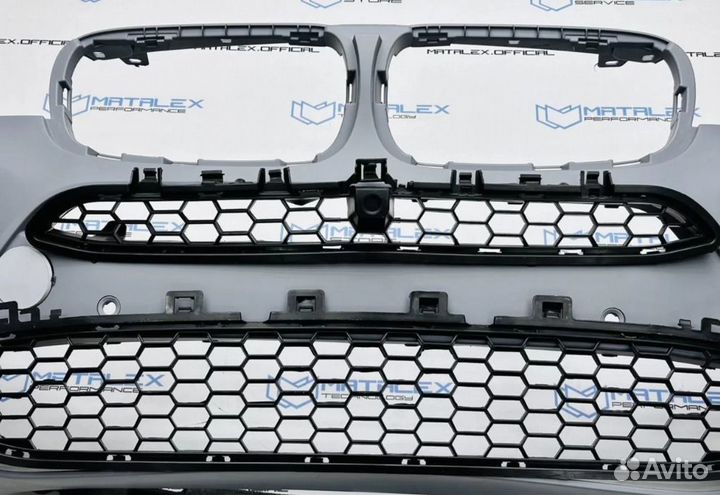 Передний бампер BMW X5 F15, X5m F85 стиль, в сборе